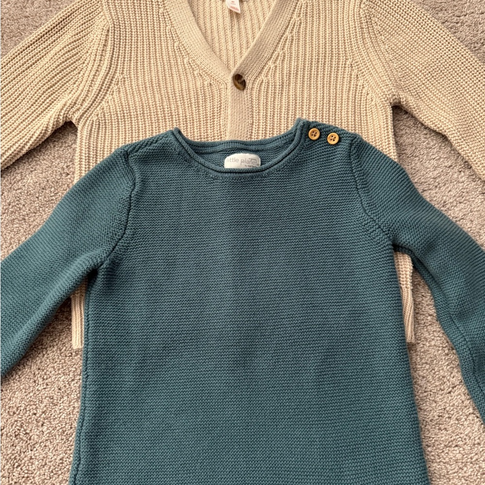 Cat& Jack button down & 2 sweaters - Picture 3 of 16